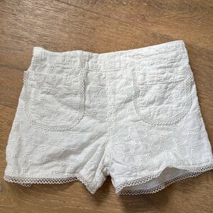 Rachel Riley White Lace Trim Shorts 4